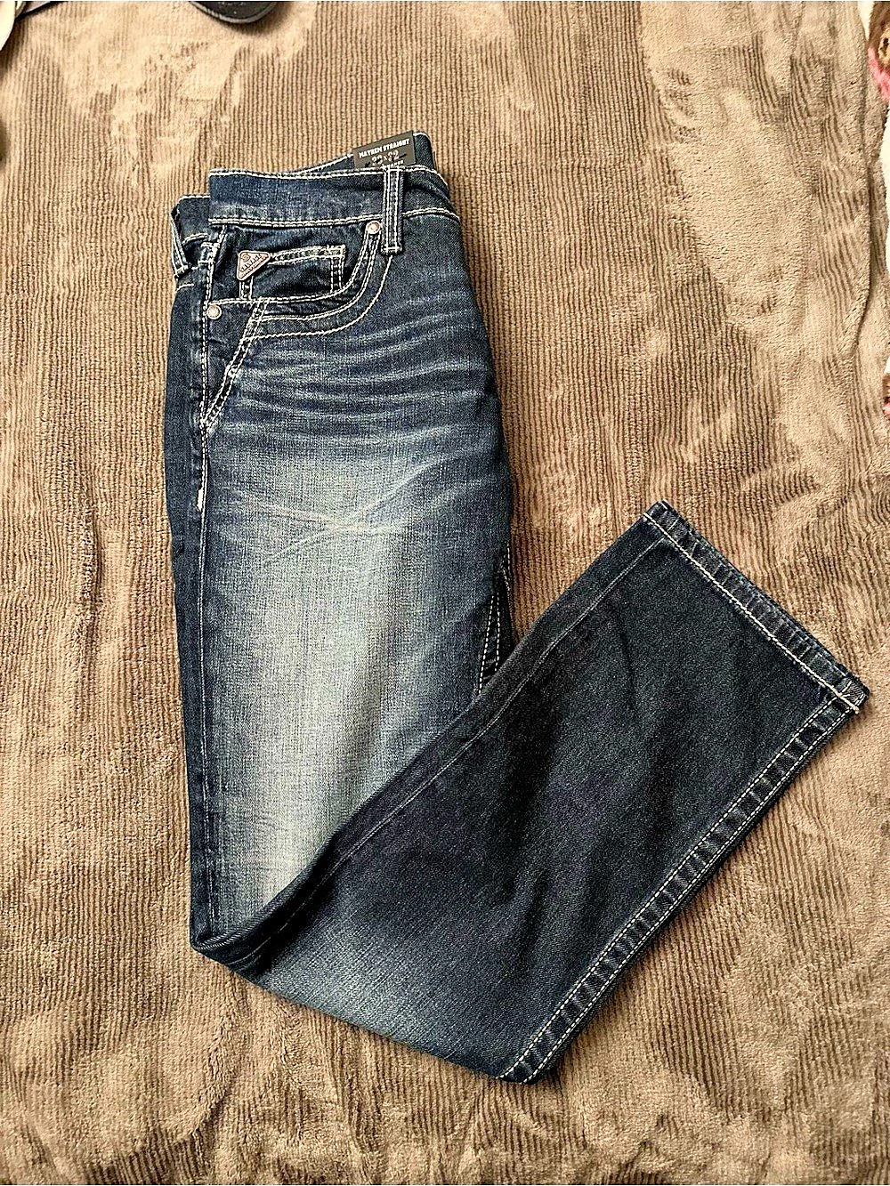 Salvage Mayhem Stravaganza Men's Jeans Waist 32 Blue